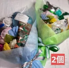 バルーンブーケ C プチギフト お菓子 スタバ 発表会 結婚式 誕生日 退職2個