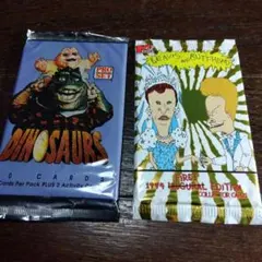 「ビーバス＆バットヘッド」「恐竜家族」トレカ