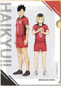 くら寿司　ハイキュー　コラボ　クリアファイル　黒尾鉄朗　孤爪研磨