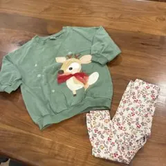 ネクスト　クリスマス　トレーナー　レギンス　セットアップ