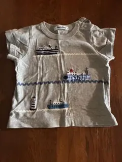 familiar ファミリア 船柄 Tシャツ ライトブルー - メルカリ