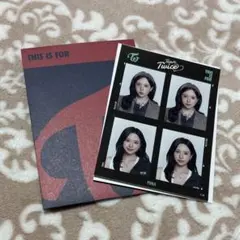 TWICE ミナ THIS IS FOR ランダム証明写真ステッカー