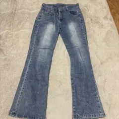 フレアデニム パンツ ジーンズ