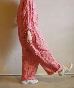 journal standard luxe リネンギンガム オールインワン