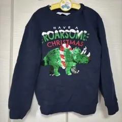 H&M 恐竜クリスマストレーナー 122/128