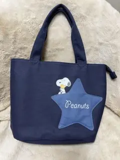 Peanuts スヌーピー トートバッグ ネイビー new