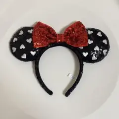ディズニー カチューシャ　スパンコール　ハートのサムネイル