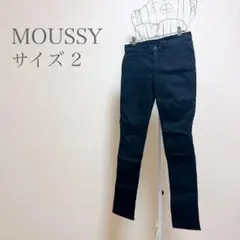 MOUSSY マウジー ブラックデニム 黒スキニー レディースボトムス 2