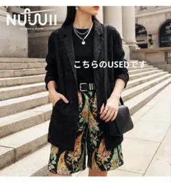NUUII Jacquard Jacket ブラックのサムネイル