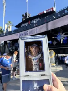 フレディ・フリーマン ワールドシリーズ優勝記念 ボブルヘッド