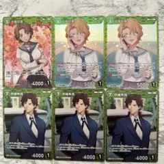 名探偵コナンカードゲーム 黒影の襲来 伊織無我 大岡紅葉 R 6枚セット