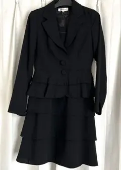 葬祭 礼服 3ピース セット ワンピース ジャケット スカート 7AR