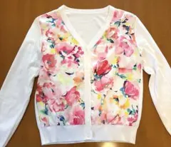Chesty花柄カーディガン Chesty 花柄イエローカーディガン - メルカリ