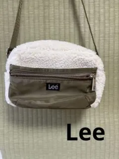 Lee ショルダーバッグ オリーブ/ホワイト