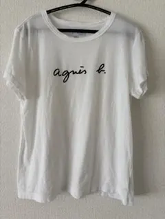 Agnès b. ホワイト Tシャツ T2