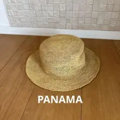 ストローハット パナバ帽 麦わら帽子