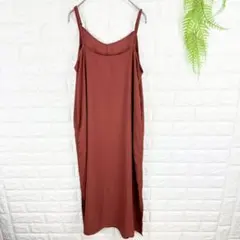 グローバルワーク【F】キャミソールロング丈ワンピース 春夏 プール 海 デート