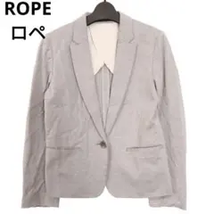 ROPE　ロペ　テーラード　ジャケット　グレー　レディースのサムネイル