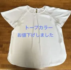 【美品】トップス・クルーネック　トープ