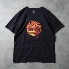 10s Timberland ドラゴン Tシャツ ブラック