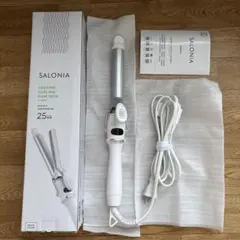 SALONIA サロニア セラミックカーリングヘアアイロン 25mm ホワイトのサムネイル