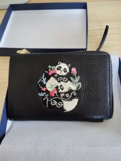 【新品】 イムラム ケイタマルヤマミドルウォレットL字ファスナー ブラックのサムネイル