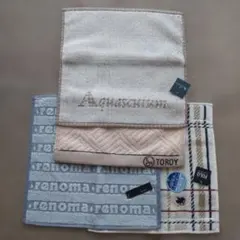 POLO renoma TOROY Aquascutum　ミニタオル4点セット