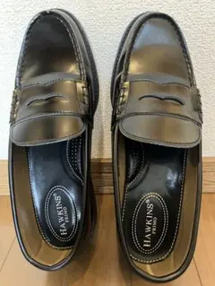 【美品｝HAWKINS PRIMO ローファー ブラック 26.0cmのサムネイル