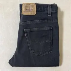 USA製 ビンテージ 517 リーバイス W36L32 先染め ブラック
