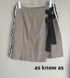 as know as ラップ風スカートのサムネイル