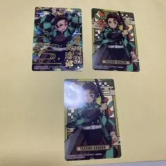 鬼滅の刃 ステンドグラスカード 箔押し ノーマル 竈門炭治郎