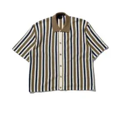 美品　NewEra BLACK LABELクロシェニットシャツ　XLのサムネイル