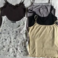 キャミソール5点セット　Mサイズ インナーまとめ売り