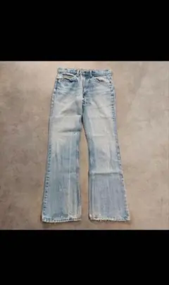 リーバイス517 W31 フレア ヒゲ 古着 青 USA製 80s 17039