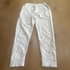 ホワイト キッズレギンス ウエストゴム