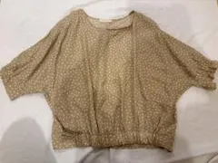 chocol raffine robe ドットブラウス　シャツのサムネイル
