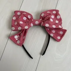 【美品】ディズニー　ミニーカチューシャ