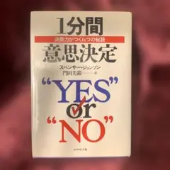 1分間 意思決定 "YES" or "NO"