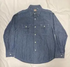 Sugar Cane MFG シャンブレーシャツ XL ブルー　日本製のサムネイル