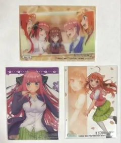 五等分の花嫁 クリアカード 3枚セットのサムネイル