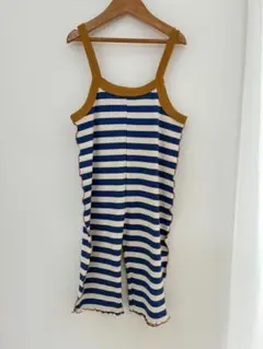 バースデイ　リブボーダーサロペット【未使用】