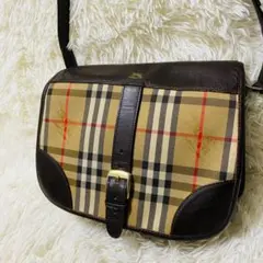 BURBERRY ノバチェック柄 シャドーホース ショルダーバッグ