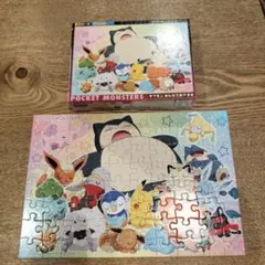 ポケットモンスター　ジグソーパズル　おおきなピース　80ピース　みんなでおやすみのサムネイル