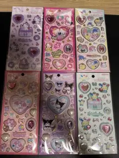 サンリオ キラキラジュエルシール 5枚セット