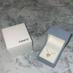 Canal 4C ハート型シルバーネックレス