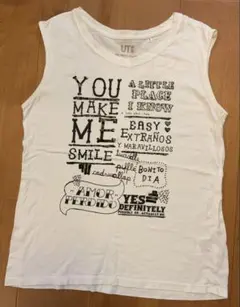 レディース　UT ユニクロ　ノースリーブ　M タンクトップ　白