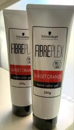 【新品未使用】シュワルコフFIBREPLEXボンドカラージェルサンセットオレンジのサムネイル