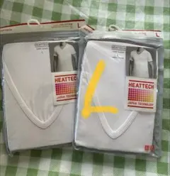 ユニクロ UNIQLO 新品未使用　ヒートテックVネックT (半袖) ２枚セット