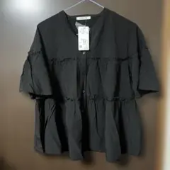 再値下げ‼️AS KNOW AS PINKY ブラック半袖シャツ 新品未使用