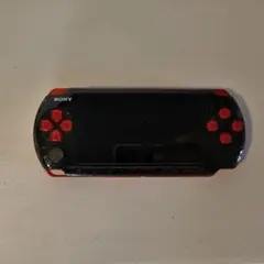 【半ジャンク品】SONY PSP-3000 本体 レッド ブラック